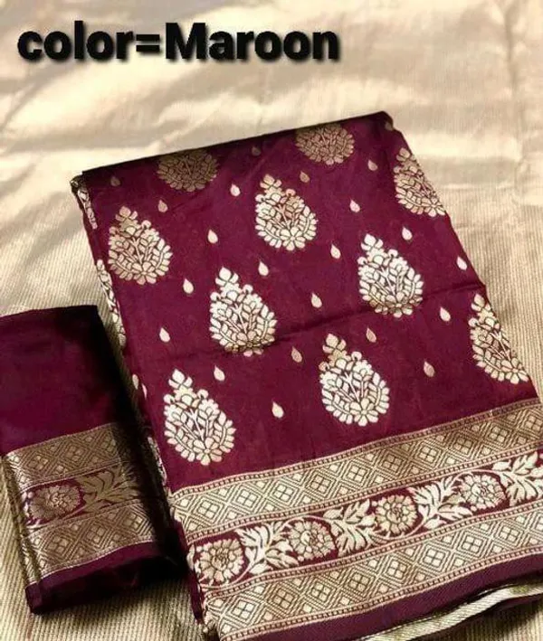 Maroon_Woven_Kanjivaram_Silk_Saree_with_Saree_Cover